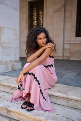 Rosewater Kiss midi dress